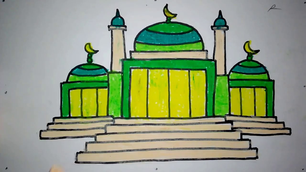 Hallo sahabat art, sebelumnya mohon maaf jika gambar saya tak menyerupai dengan yang aslinya, kali ini saya menggambar sebuah kabah mekah . Menggambar Masjid Untuk Anak Sd Dan Tk Otosection