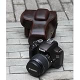 Dslr Camera Case for Canon EOS Rebel T2 T2i T3 18-55 IS /Canon 1000D 1100D 550D 500D 18-55 IS Dark Brown