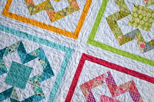 X Marks the Spot baby quilt