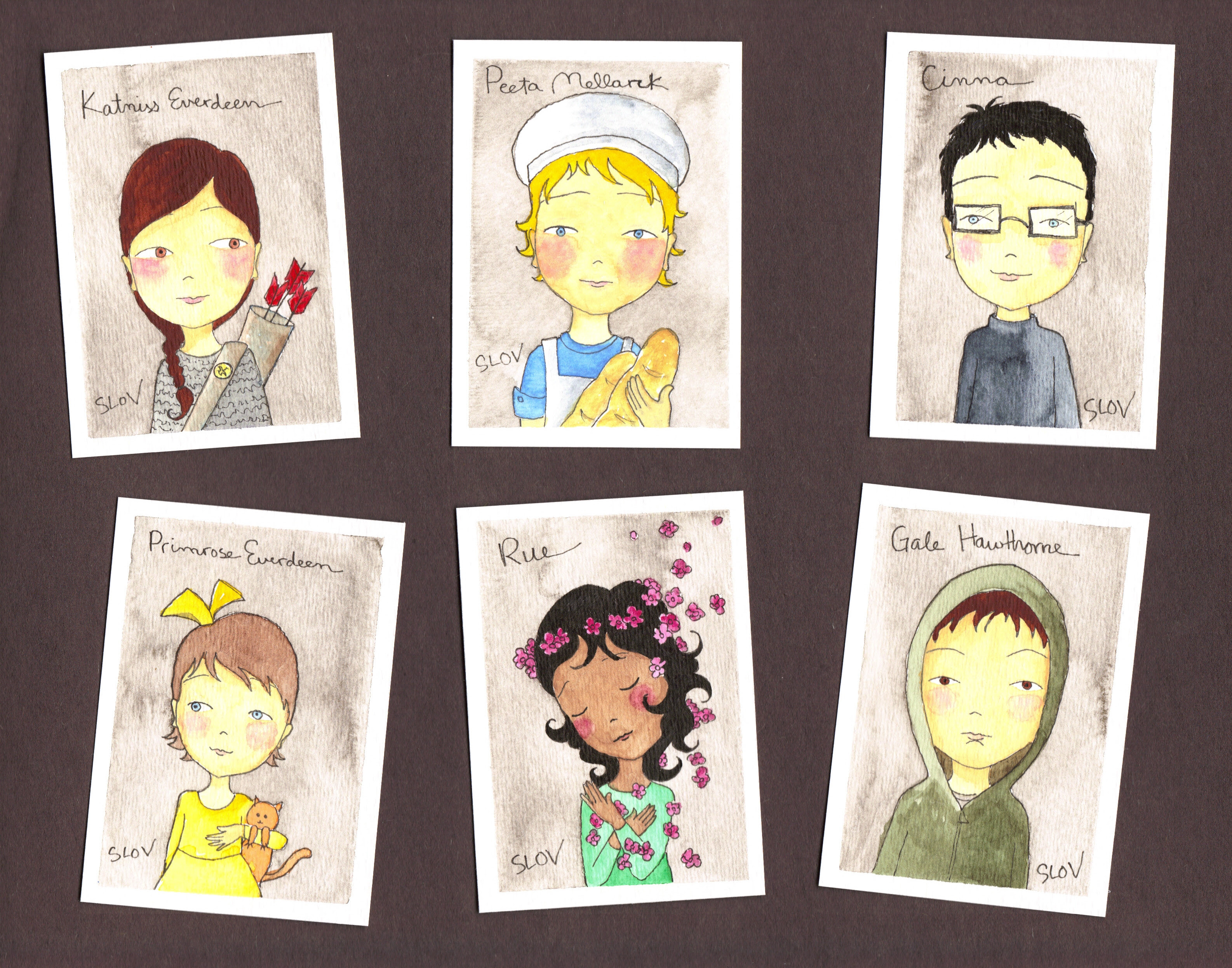 The HUNGER GAMES ACEOs | SLOVLY
