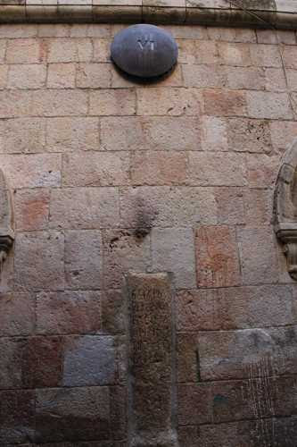via dolorosa hasta el santo sepulcro en jerusalen