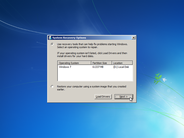 Windows Installation drive