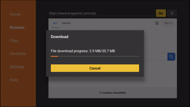 wait for download to complete
