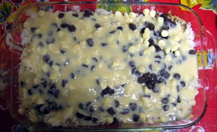 All the junk on top of the Graham Crackers