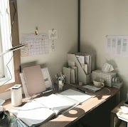 65+ Concept Aesthetic Study Room, Decoration Room