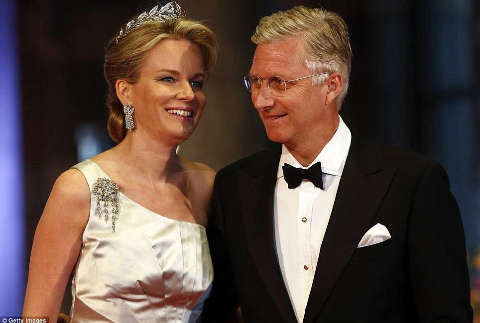 At the stunning abdication party to mark the handover of the Netherland's throne from Queen Beatrix to her son Willem-Alexander