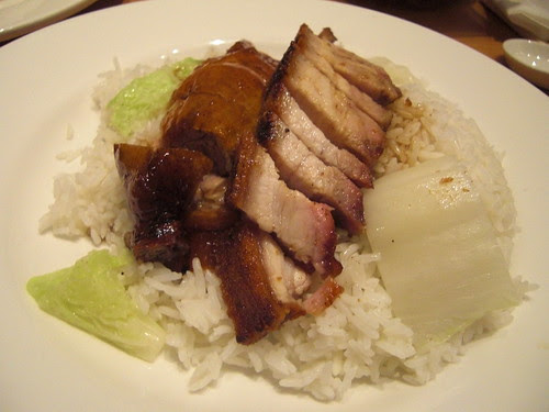 Roast Duck and Crispy Pork Rice