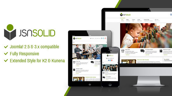 JSN Solid - Responsive Joomla Education Template - Joomla CMS Themes