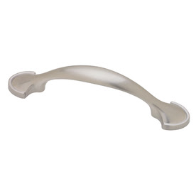 Brainerd 3-in Center-to-Center Satin Nickel Rectangular Cabinet Pull
