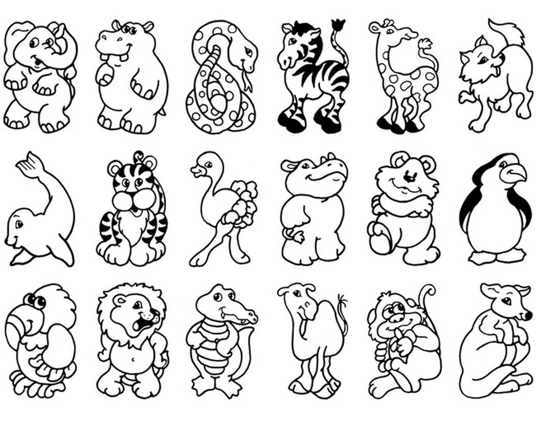 Download Wild Animals Coloring Pages Printable at GetColorings.com ...
