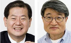 남원우 교수(왼쪽)와 조길원 교수. 