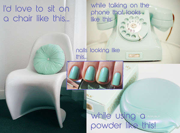 Mint Cream Stuff Beauty Bin