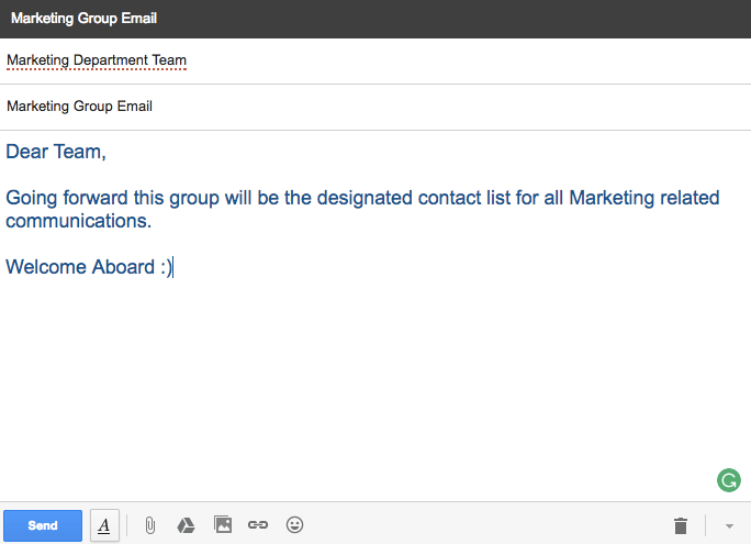 How to Make a Mailing List in Gmail - Using the List