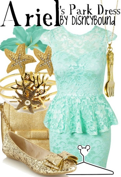 The Little Mermaid ~ Ariel inspired outfit
