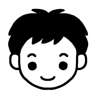 男の子1 幼児 園児の顔 人物 無料 白黒イラスト素材