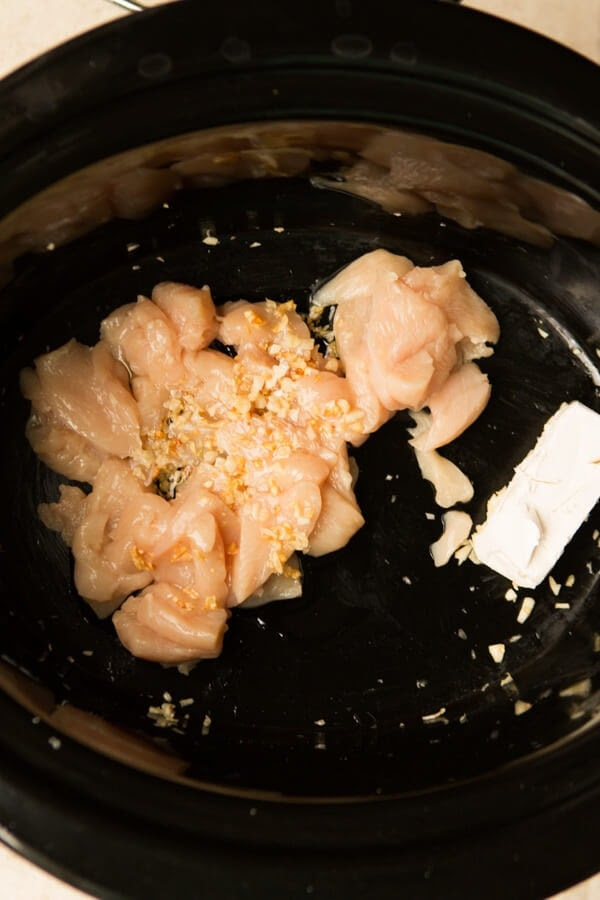 Slow Cooker Chicken Alfredo Rice Casserole recipe