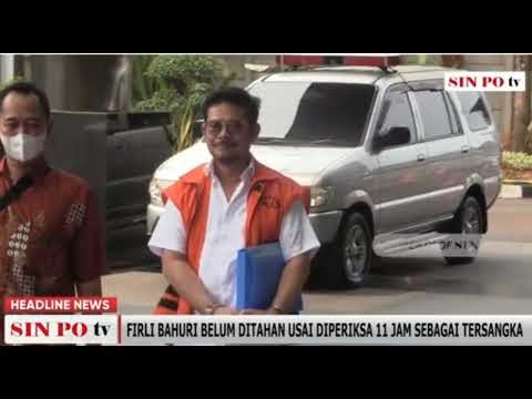 Setelah Usai diperiksa 11 Jam Sebagai Tersangka Firli Bahuri Belum Juga ditahan 