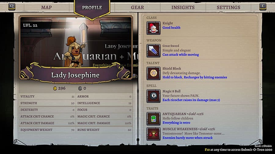 Rogue Legacy 2 Trait Guide