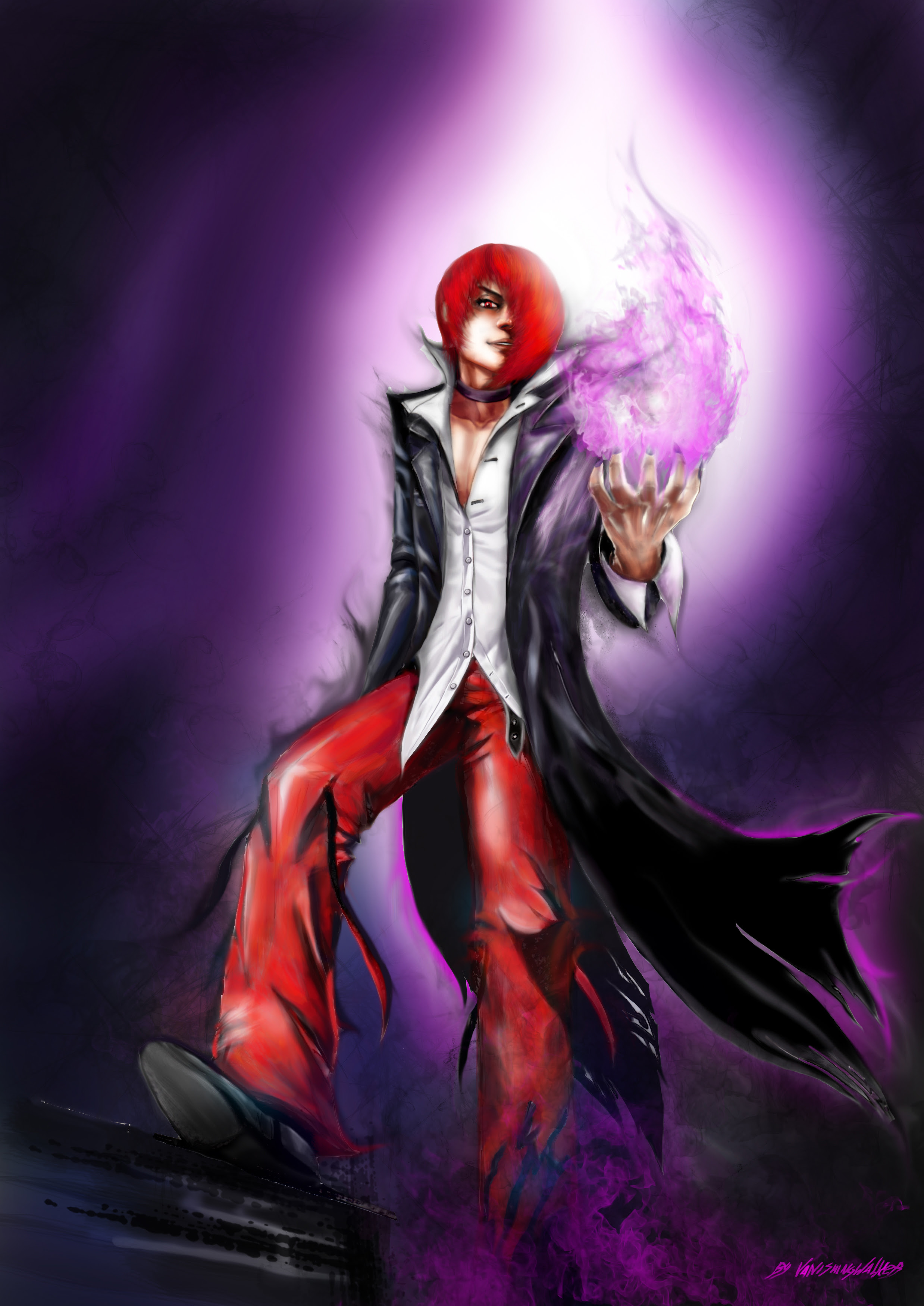 The King Of Fighters Immagini Iori Yagami Hd Wallpaper And