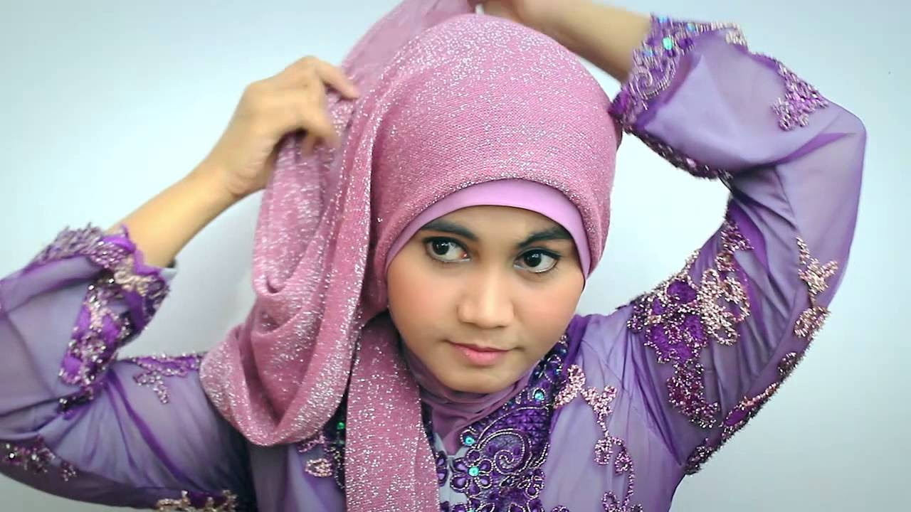 Hijab tutorial Kebaya Modern/Graduation Day - YouTube