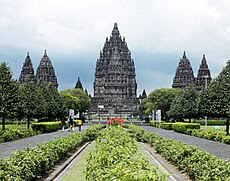 The Prambanan temple complex