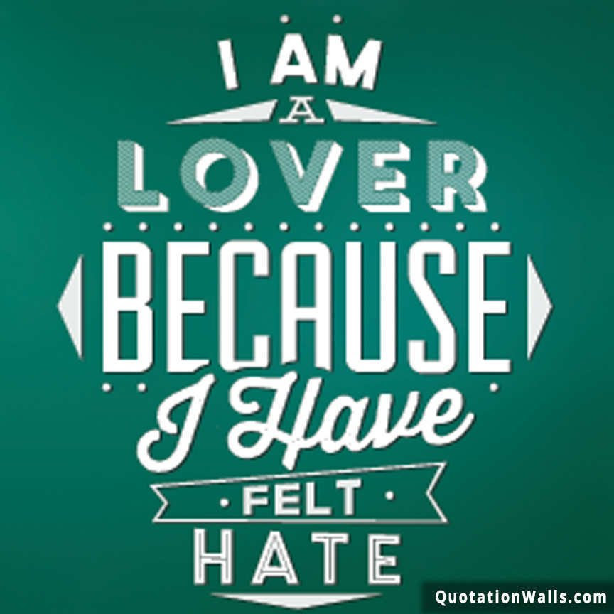 I Am A Lover Love Whatsapp DP | Whatsapp Profile Picture