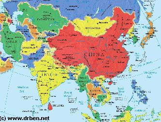 World Map Mountain Ranges