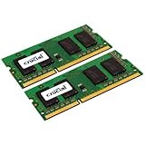 Crucial Technology 16GB (2 X 8GB) 204-Pin SODIMM, DDR3 1600 PC3-12800 Memory Module Kit CT2KIT102464BF160B