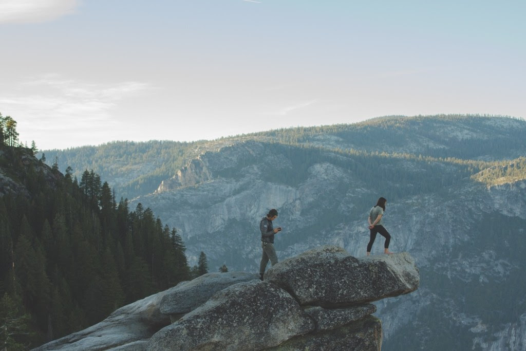 Couple on Cliff