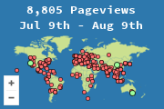 Locations of visitors to this page