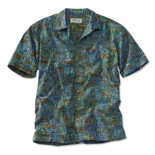 Batik-print Short-sleeved Shirt