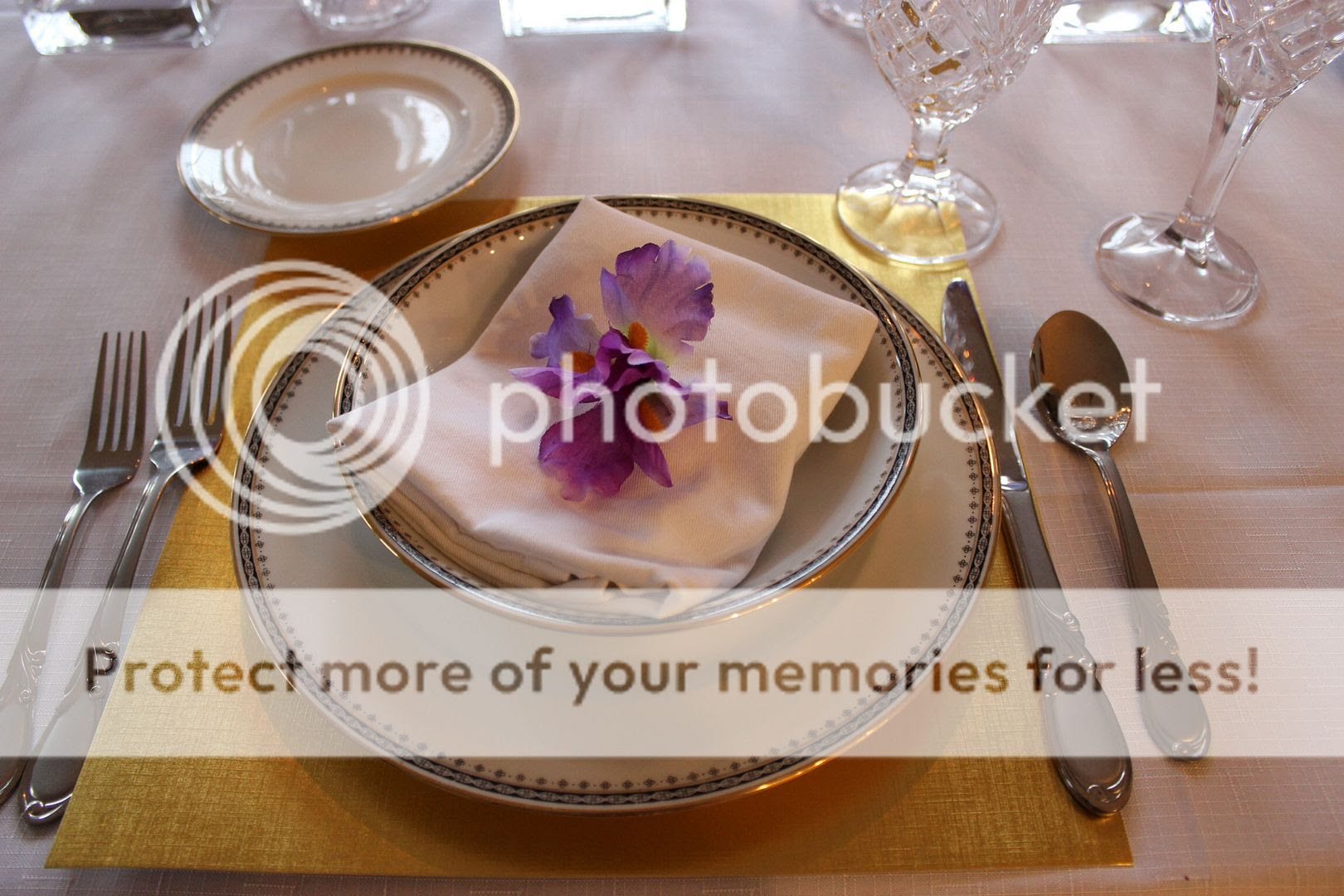 Vintage China Table Setting~Kathe With An E