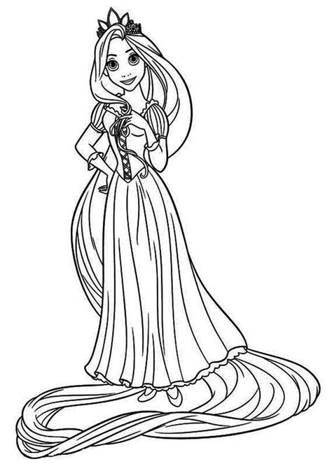 disney princess rapunzel coloring page disney princess rapunzel