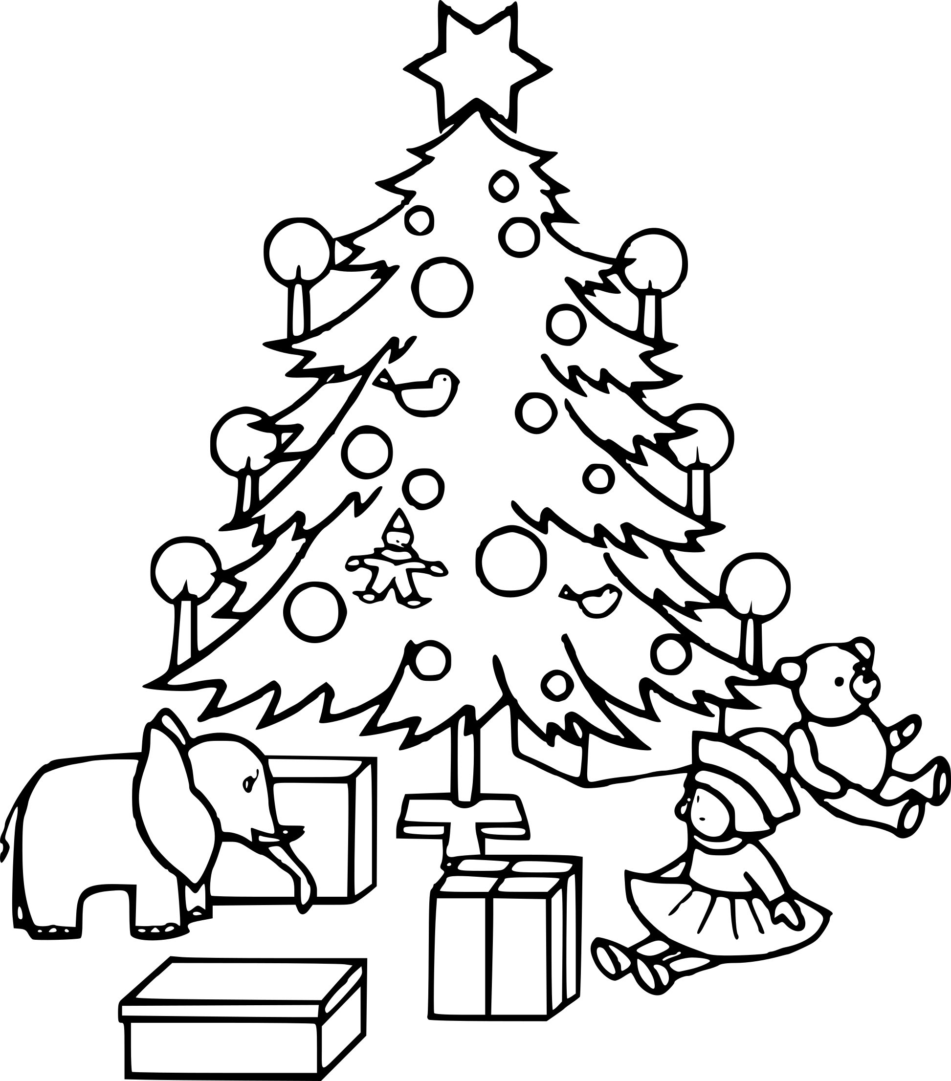 Coloriage Noel Sapin Imprimer Coloriage Sapin De Noel Gratuit A Imprimer
