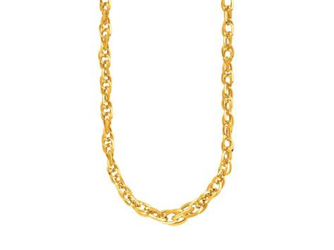 A playful piece of jewelry that will delight all lovers of modern and understated . Fancy Prince of Wales Chain Necklace in 14k Yellow Gold