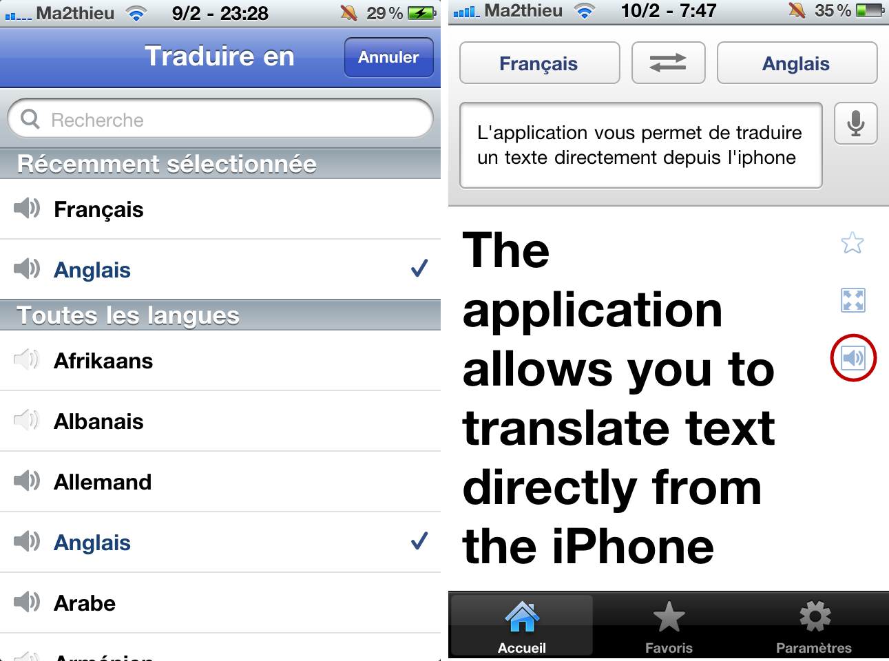 Google Traduction 2011