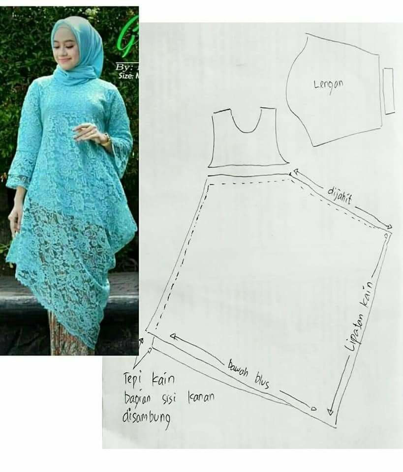 Cara membuat baju cara membuat pola gaun pengantin. Cara Membuat Pola Baju Kebaya Gudang Pakaian Otosection