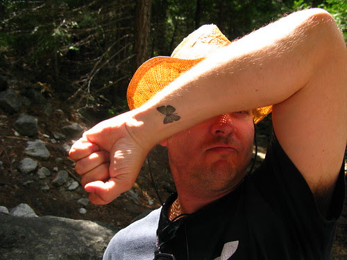 What does a tiger butterfly tattoo represent?