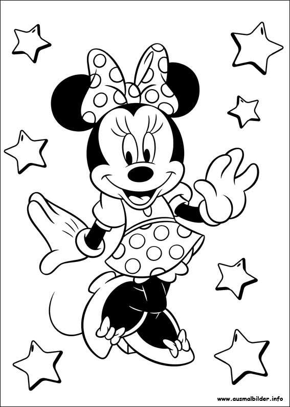 Minni Maus Malvorlagen