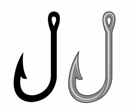 Download Fishing hook vectors stock in format for free download 680 ...