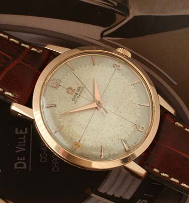 vintage omega pink gold automatic watch rrp sold pink gold omega ...