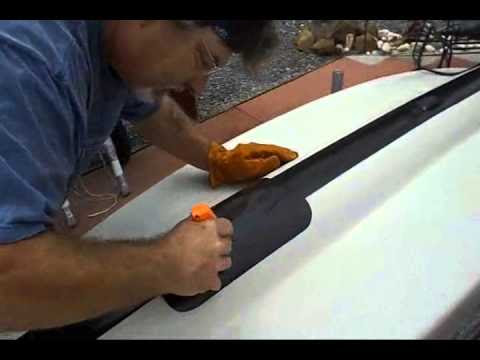 Kayak Keel Protection; Pereguard P2 - YouTube