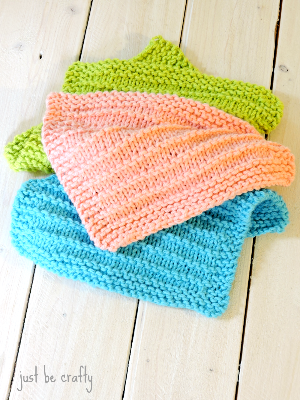 Farmhouse Kitchen Knitted Dishcloths  Just Be Crafty