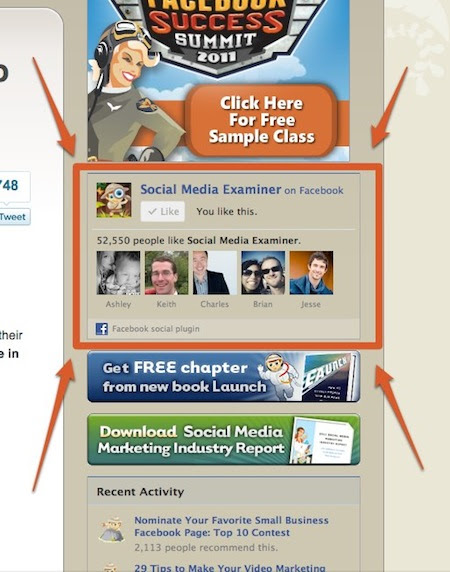 facebook widget