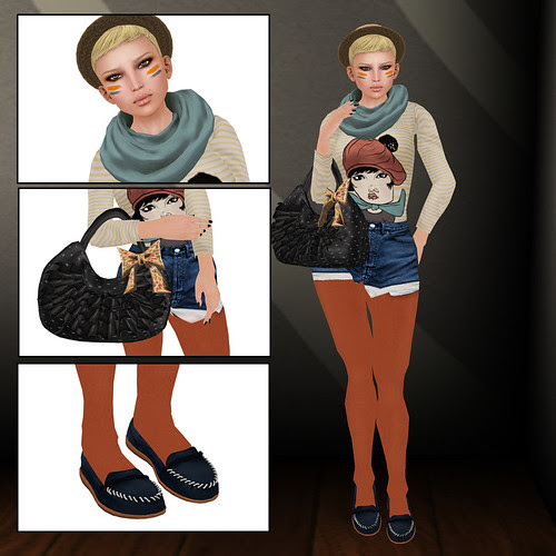 Hair: (NO) Pixie Cut Tattoo – Blonde w/ 4 headbands (Nylon Pinkney)