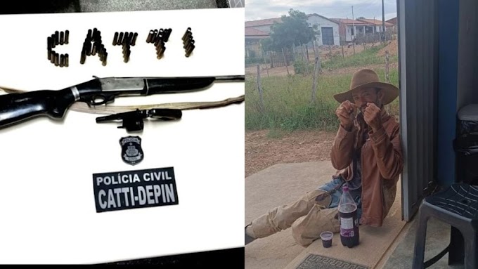Polícia Civil localiza armas e munições em casa de suspeito de matar irmão em Jeremoabo