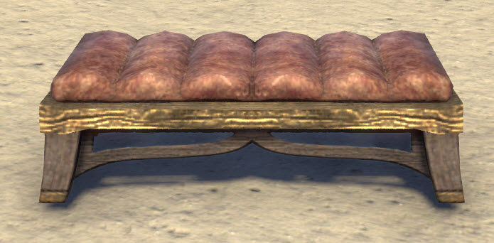 Elder Scrolls Online Khajiit Bench, Padded - ESO Fashion
