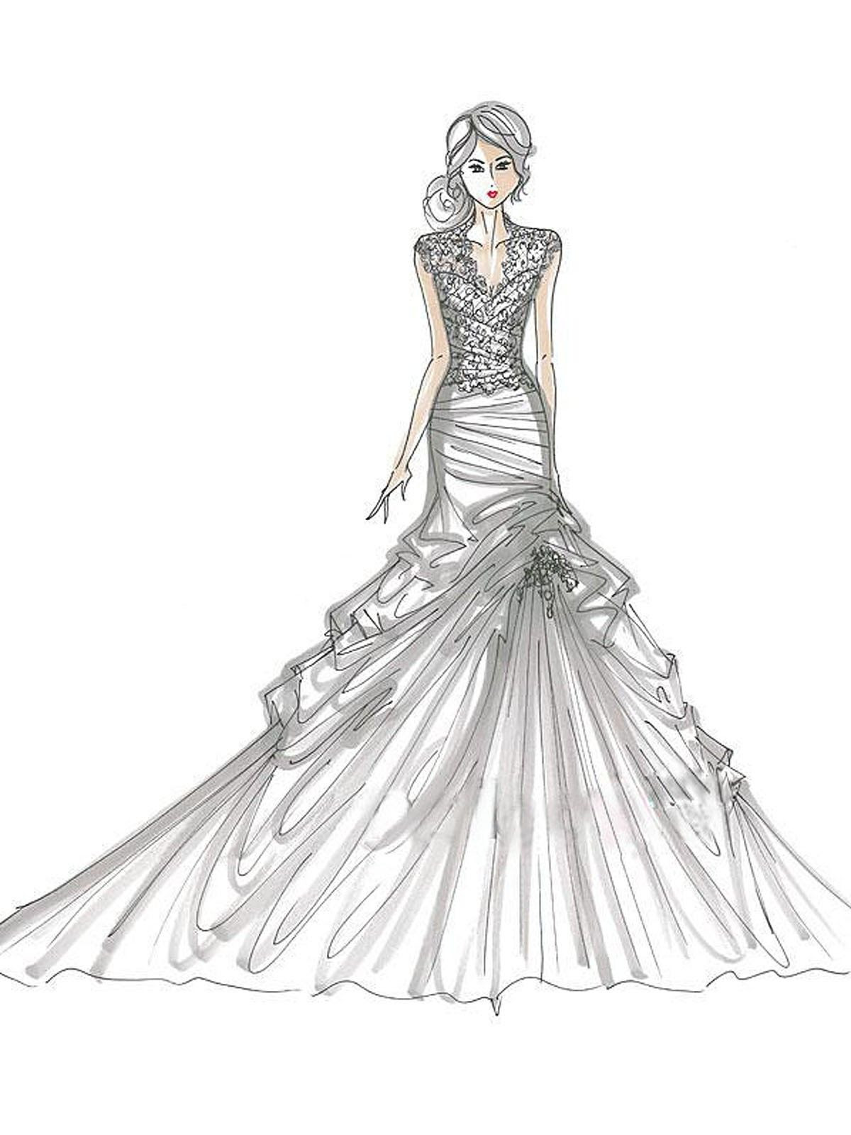 Download Printable Coloring Pages OF FASHION CLOTHING - Coloring Home
