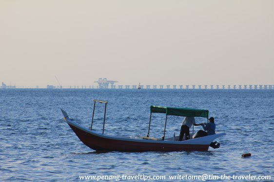 The Second Bridge is in the horizon, literally The Second Bridge is in the horizon, literally