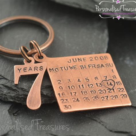 Copper gift, Personalized Copper Keychain, Copper gifts  